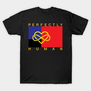 Perfectly Human - Polyamorous Pride Flag T-Shirt